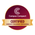 Campus Compact Community Engagement Professional certification badge