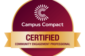 Campus Compact Community Engagement Professional certification badge