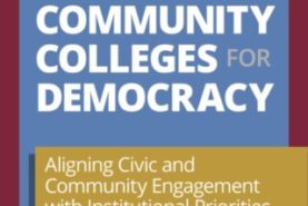 Book cover: Community Colleges for Democracy